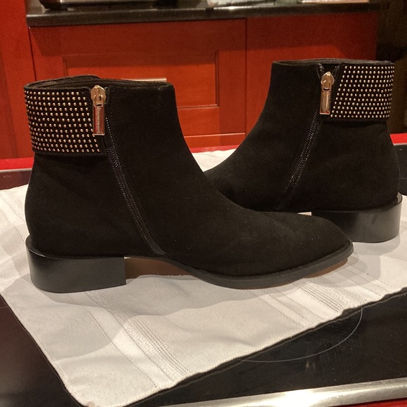 Black suede boots - Picture 3 of 4
